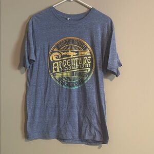 Adventure Aquarium Blue Graphic T-Shirt
